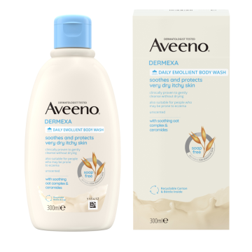 AVEENO DERMEXA DAILY EMOLLIENT BODY WASH 300 ML