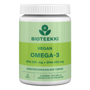 Bioteekki Vegan Omega-3 60 kaps