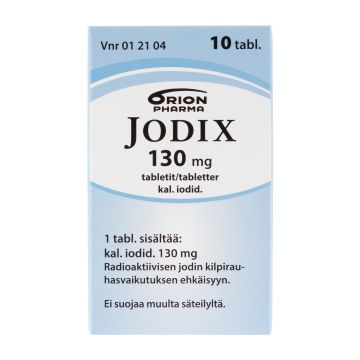 JODIX 130 mg tabl 10 kpl
