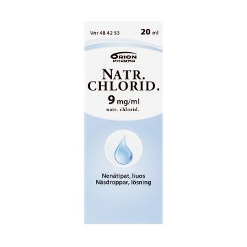 NATR. CHLORID. 9 mg/ml nenätipat, liuos 20 ml