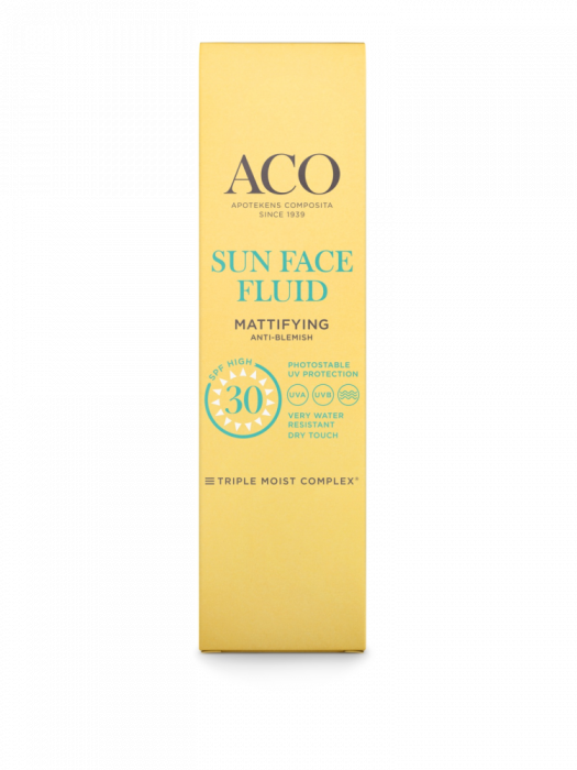 sun face fluid mattifying spf 30