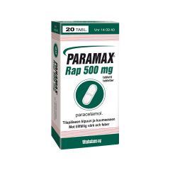 PARAMAX RAP tabletti 500 mg 20 fol