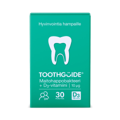 TOOTHGUIDE AIKUISET + LAPSET MAITOHAPPOBAKT. HAMPAAT/IKENET 30 KPL