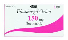 FLUCONAZOL ORION 150 mg kaps, kova 1 fol