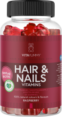 VitaYummy Hair & Nails Raspberry 60 kpl