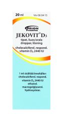 JEKOVIT D3 tipat, liuos 2440 IU/ml 20 ml