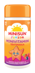 Minisun Monivitamiini Tähtimarja jr. 100 tabl