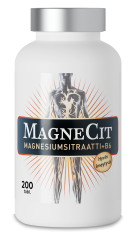 MAGNECIT  MAGNESIUMSITRAATTI + B6-VITAMIINI 200 TABL