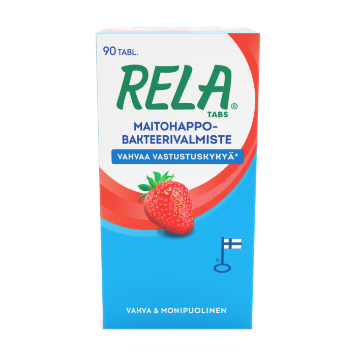 1000019397_Rela_Tabs_Mansikka_90_tabl_pakkauskuva_Pakkauskuva19725_png